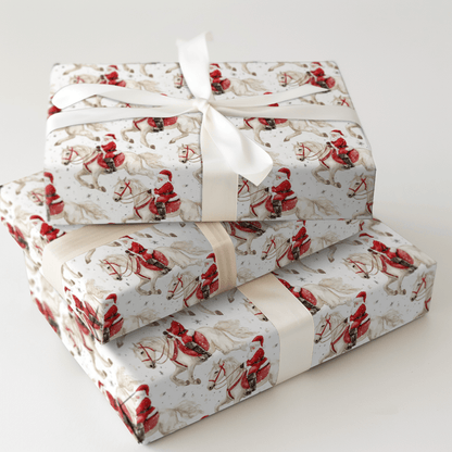 Galloping Gift Run - Wrapping Paper - Aspen & Arlo