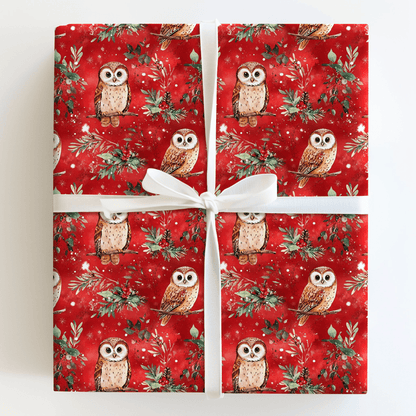 Jingle Hoots - Wrapping Paper - Aspen & Arlo