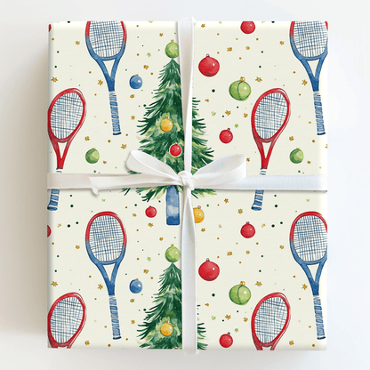 Tinsel and Tennis - Wrapping Paper - Aspen & Arlo
