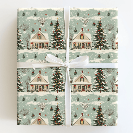 Home for the Holidays - Wrapping Paper - Aspen & Arlo