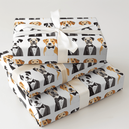 Be a Fancy Pup - Wrapping Paper - Aspen & Arlo