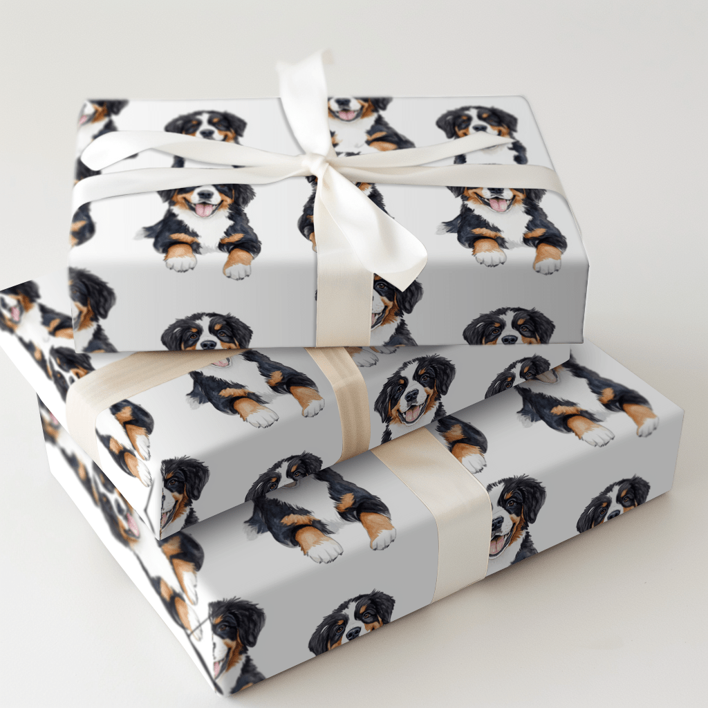 Bernese Mountain Dog - Wrapping Paper - Aspen & Arlo