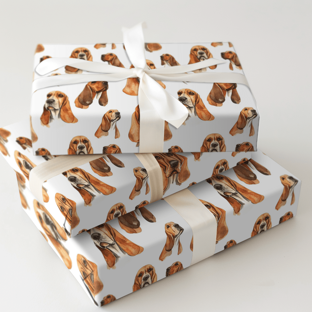 Bloodhound - Wrapping Paper - Aspen & Arlo