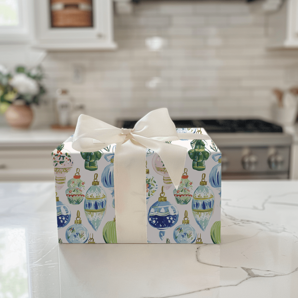 Blue and Green Christmas Scheme - Wrapping Paper - Aspen & Arlo