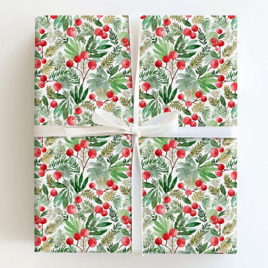 Blushed and Berried - Wrapping Paper - Aspen & Arlo