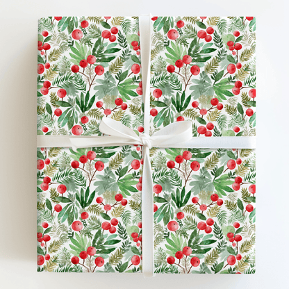 Blushed and Berried - Wrapping Paper - Aspen & Arlo