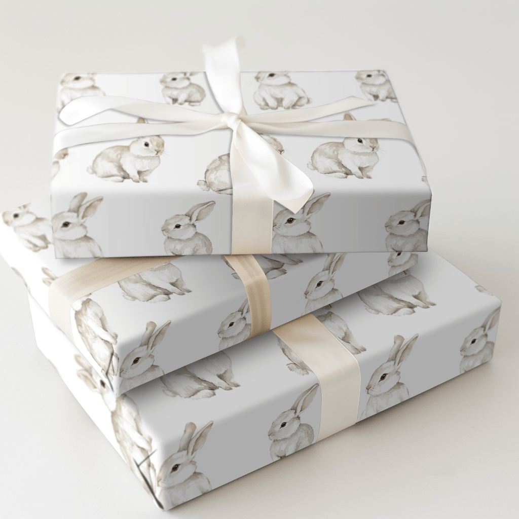 Bunny Hop - Wrapping Paper - Aspen & Arlo