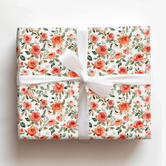 Roses are Pink - Wrapping Paper - Aspen & Arlo