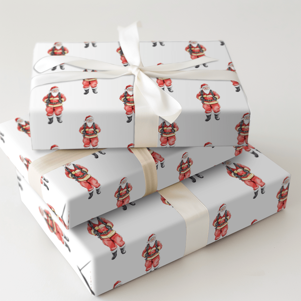 Don't Claus a Fire - Wrapping Paper - Aspen & Arlo