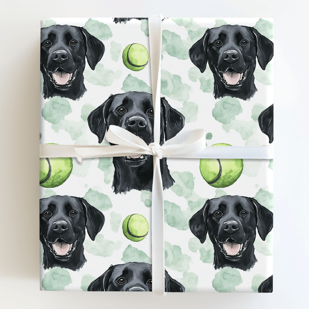Midnight Fetcher - Wrapping Paper - Aspen & Arlo