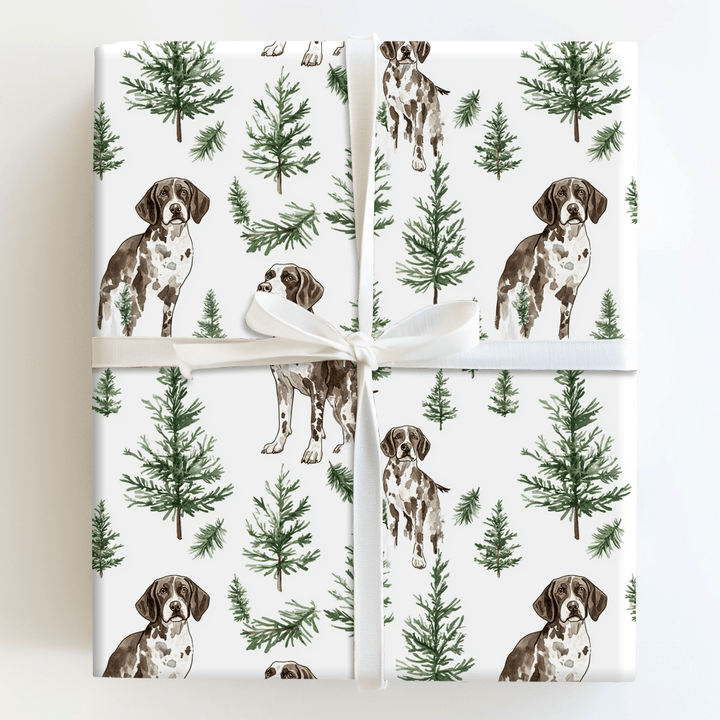 Snow Day for GSP's - Wrapping Paper - Aspen & Arlo