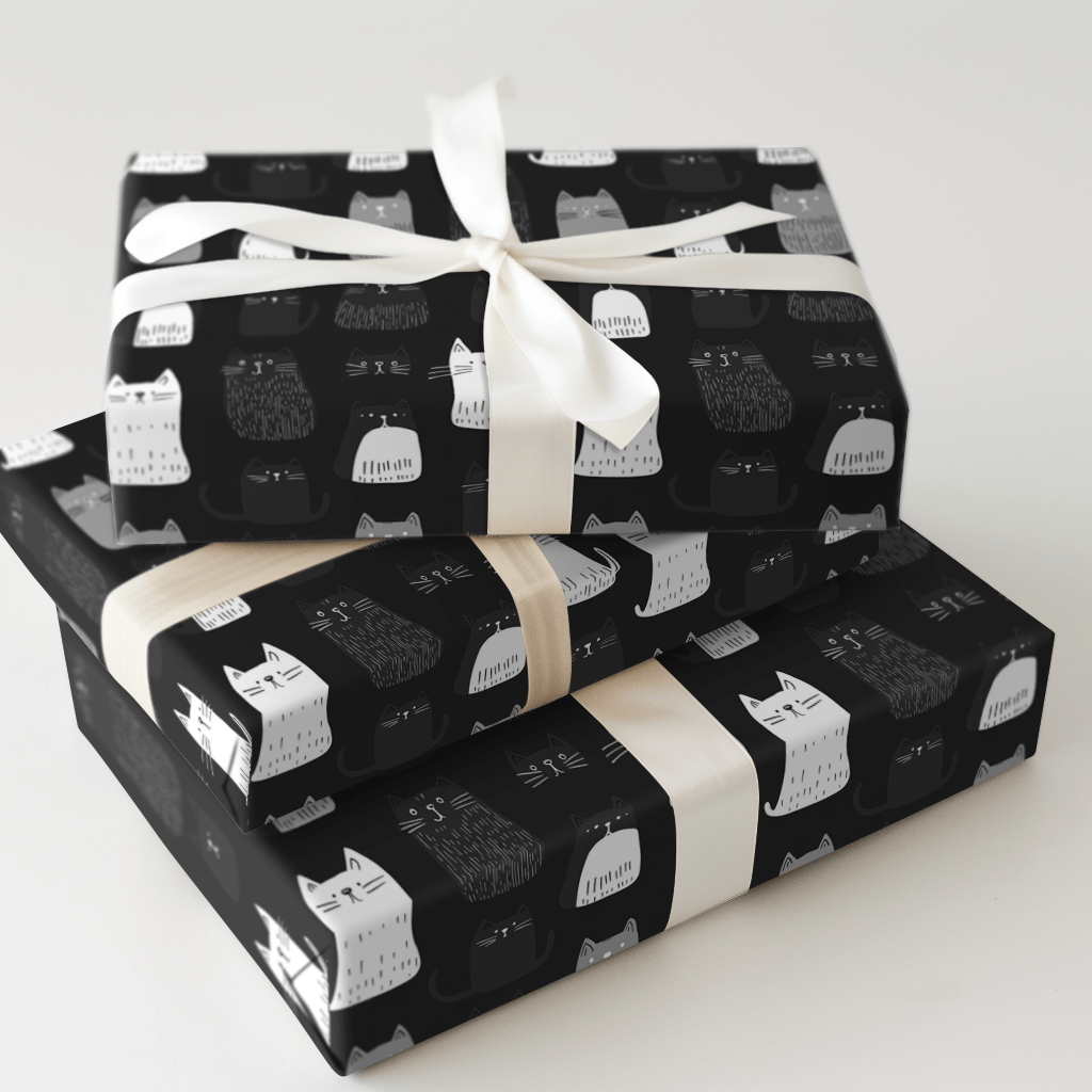 Cat Spook - Wrapping Paper - Aspen & Arlo