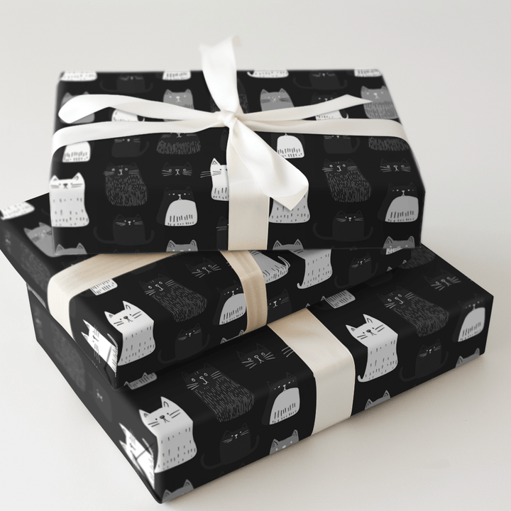 Cat Spook - Wrapping Paper - Aspen & Arlo