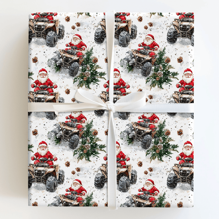 Santa's Reindeer Replacement - Wrapping Paper - Aspen & Arlo