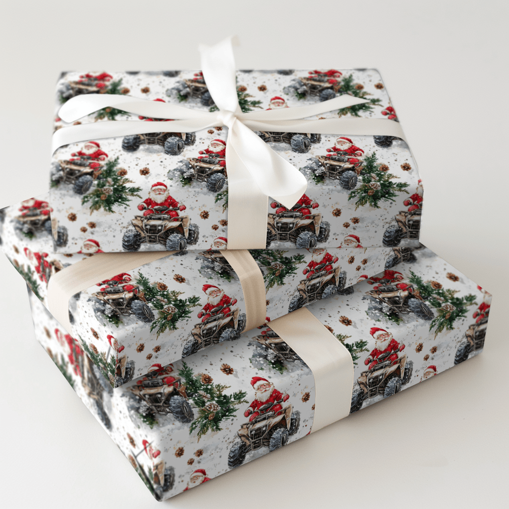 Santa's Reindeer Replacement - Wrapping Paper - Aspen & Arlo