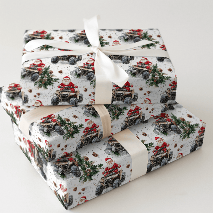 Santa's Reindeer Replacement - Wrapping Paper - Aspen & Arlo