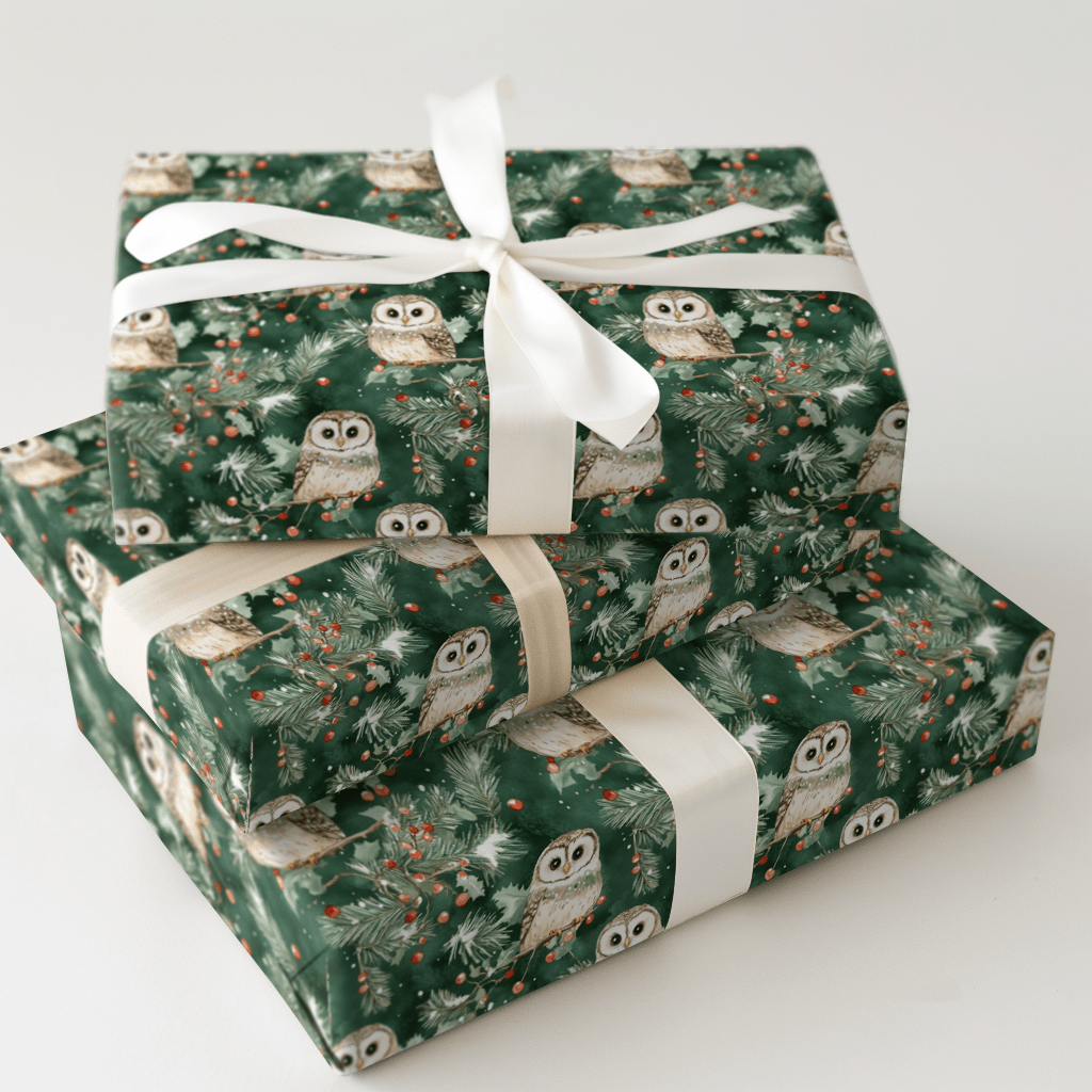 Tinsel and Talons - Wrapping Paper - Aspen & Arlo