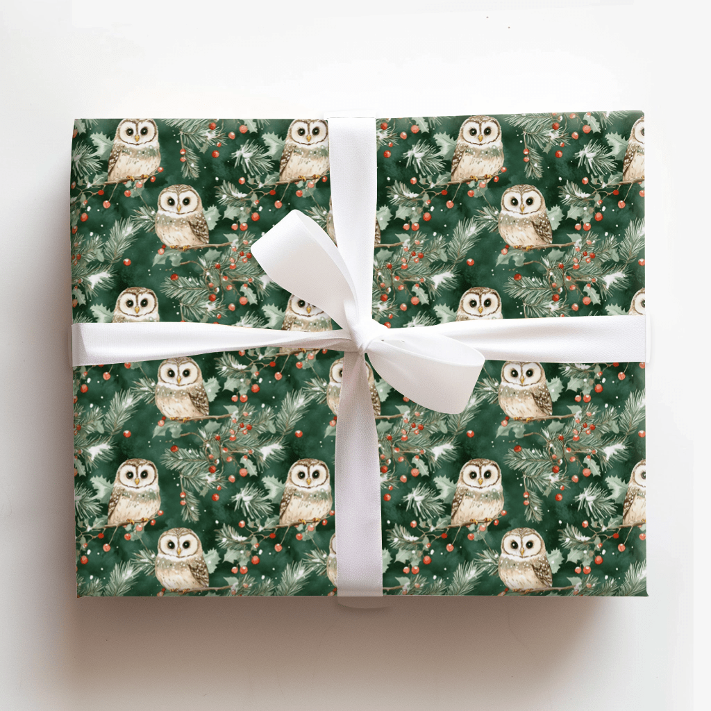 Tinsel and Talons - Wrapping Paper - Aspen & Arlo