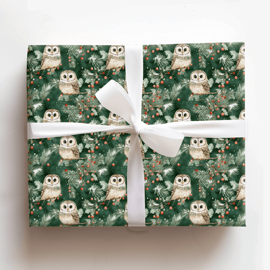 Tinsel and Talons - Wrapping Paper - Aspen & Arlo