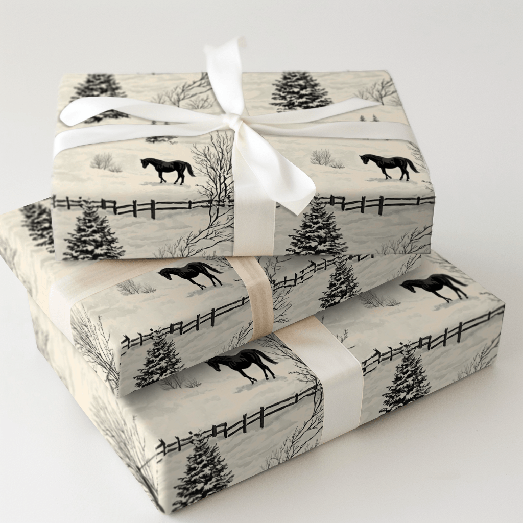Charcoal Charmer - Wrapping Paper - Aspen & Arlo