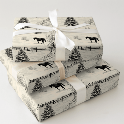 Charcoal Charmer - Wrapping Paper - Aspen & Arlo