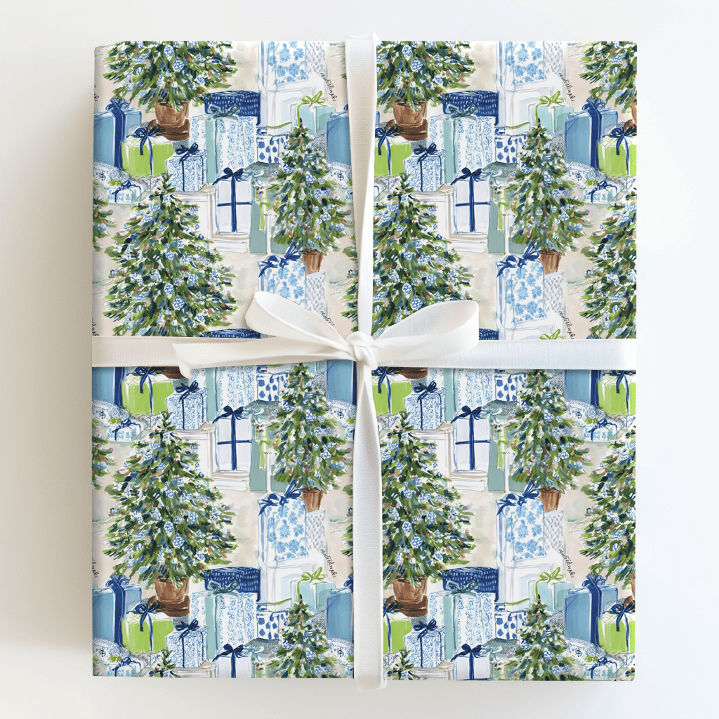 Chinoiserie Christmas - Wrapping Paper - Aspen & Arlo