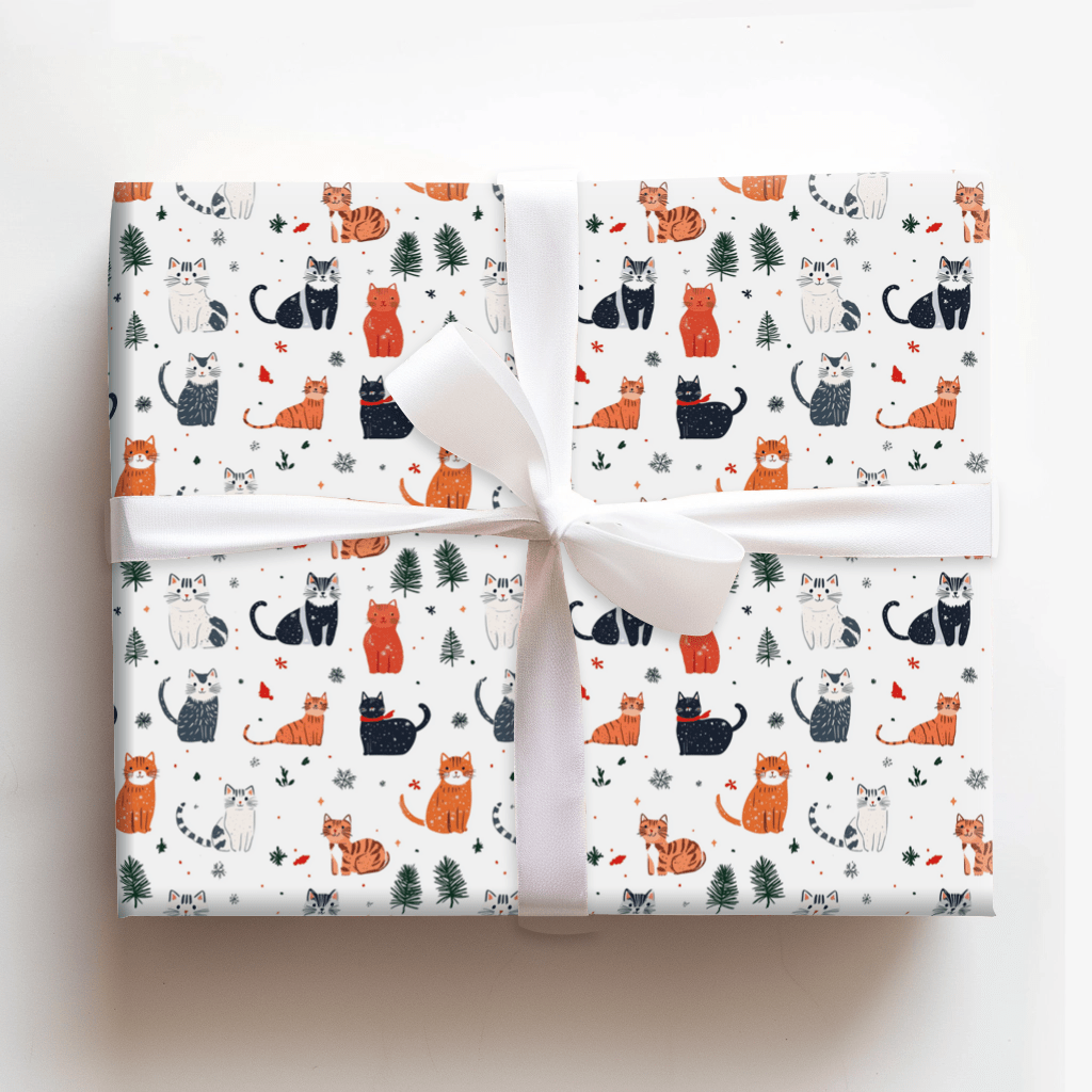 Christmas Kittens - Wrapping Paper - Aspen & Arlo