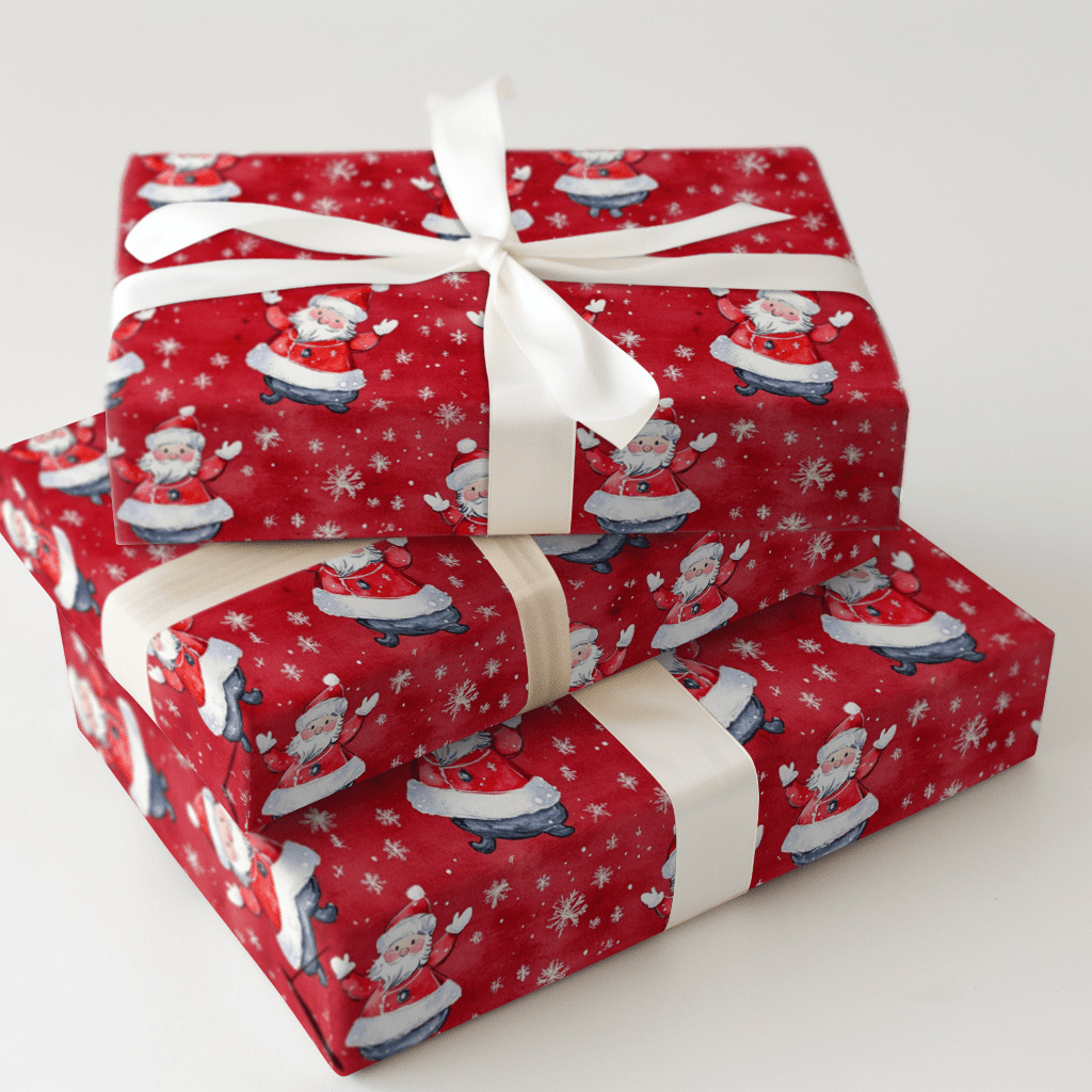 Claus for Celebration - Wrapping Paper - Aspen & Arlo