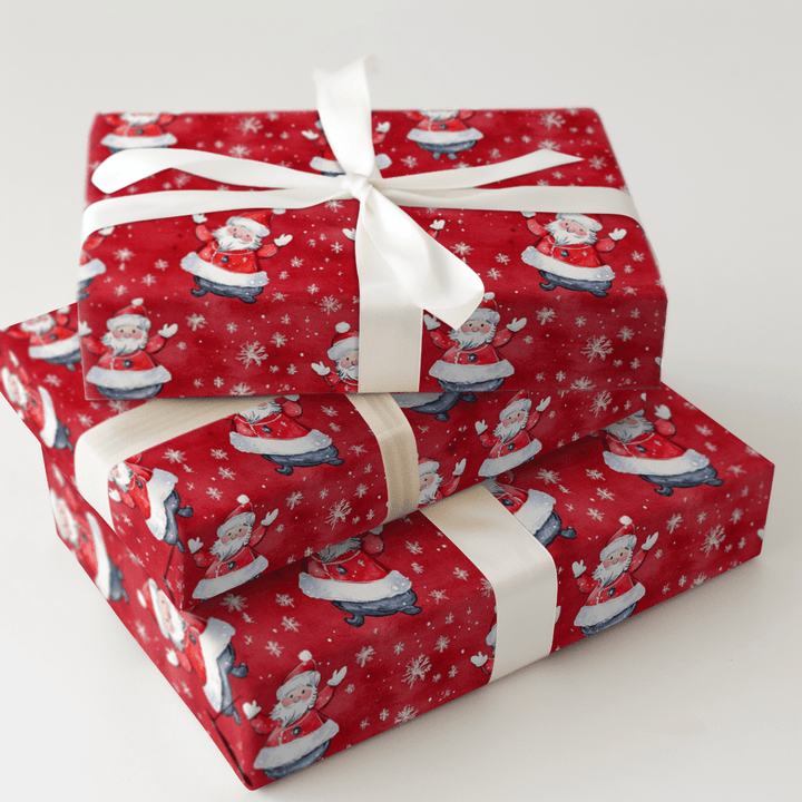 Claus for Celebration - Wrapping Paper - Aspen & Arlo