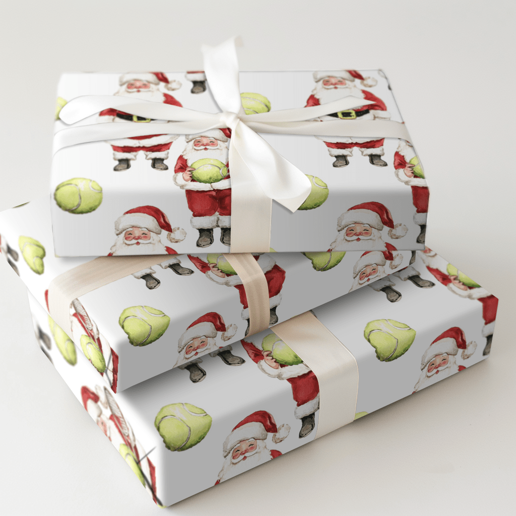 Claus on the Court - Wrapping Paper - Aspen & Arlo