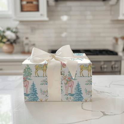 Colorful Reindeer - Wrapping Paper - Aspen & Arlo