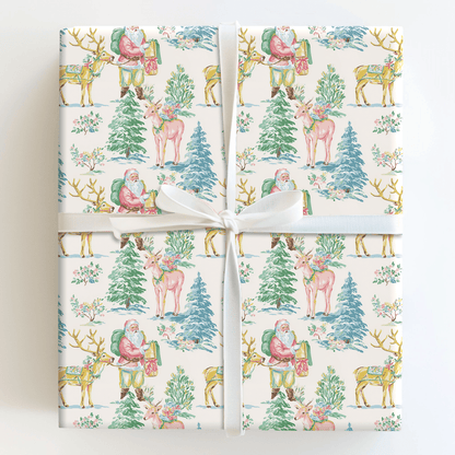 Colorful Reindeer - Wrapping Paper - Aspen & Arlo