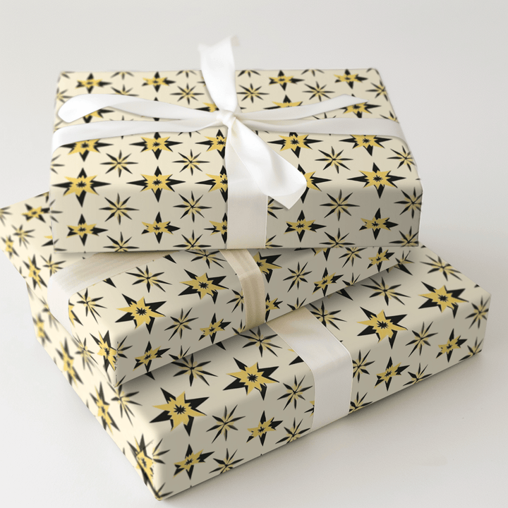 Black and Gold - Wrapping Paper - Aspen & Arlo