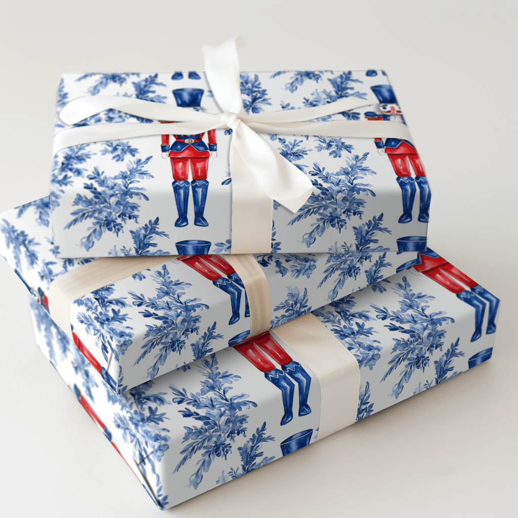 Crackin the Blue Code - Wrapping Paper - Aspen & Arlo