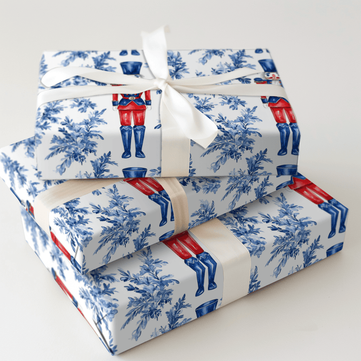 Crackin the Blue Code - Wrapping Paper - Aspen & Arlo