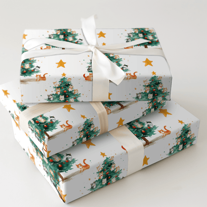 Curious Christmas - Wrapping Paper - Aspen & Arlo