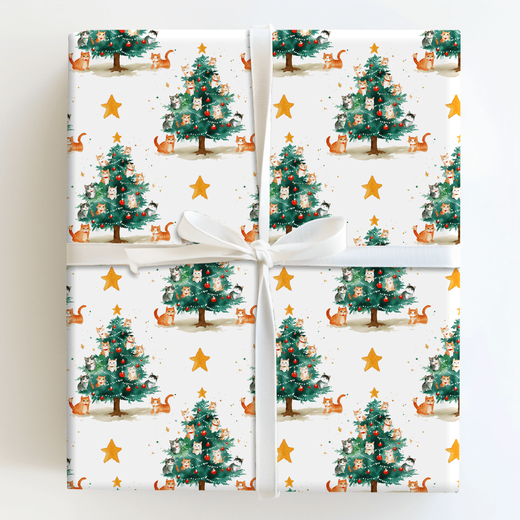 Curious Christmas - Wrapping Paper - Aspen & Arlo