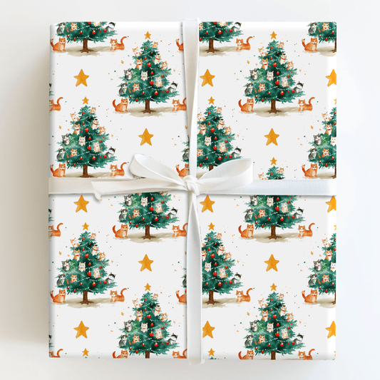 Curious Christmas - Wrapping Paper - Aspen & Arlo