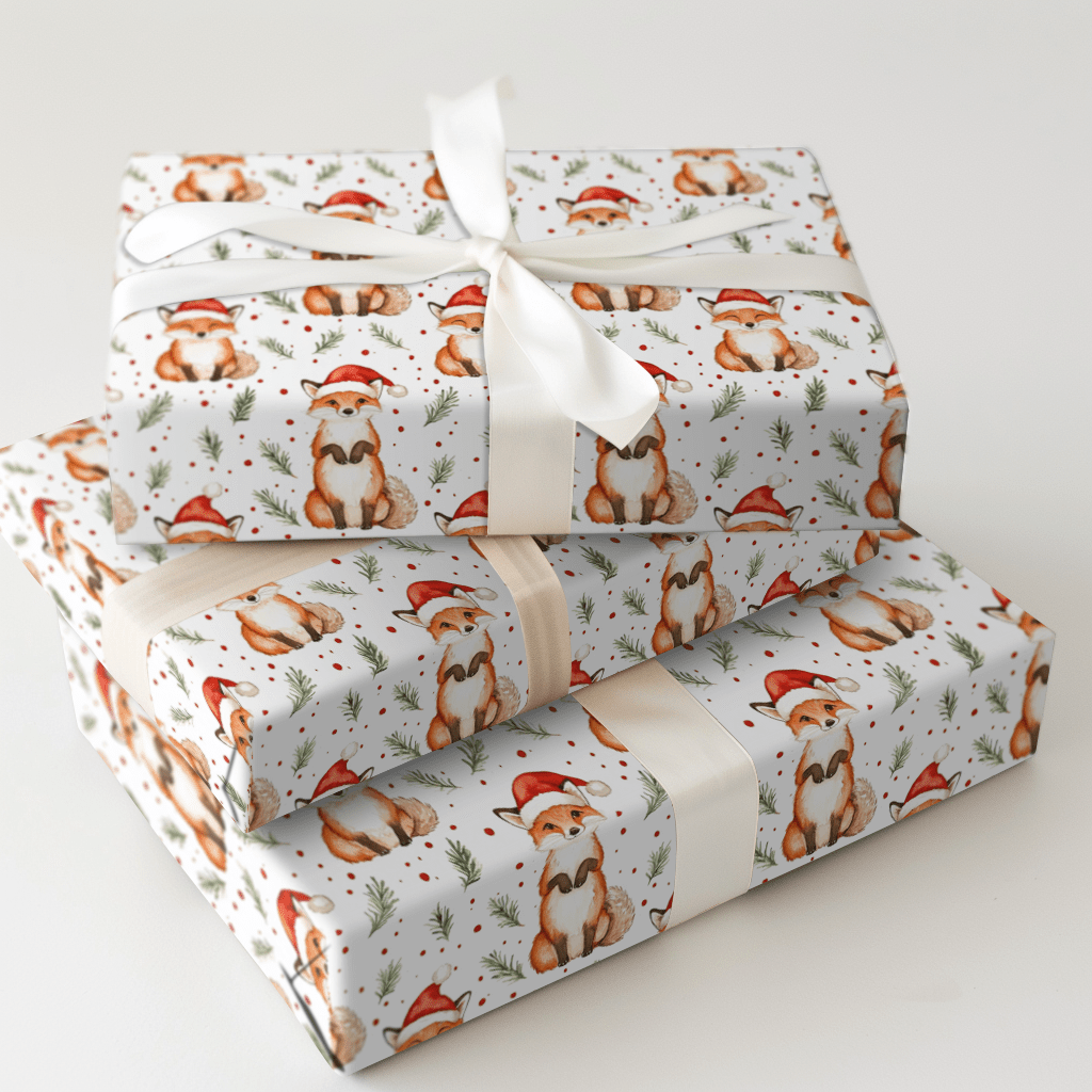 Foxed Up - Wrapping Paper - Aspen & Arlo