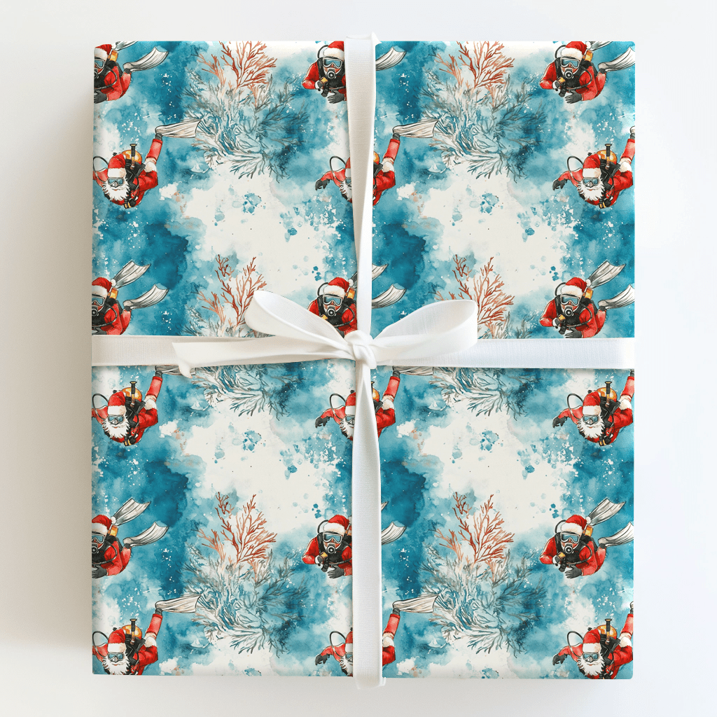 Deep Blue Sea - Wrapping Paper - Aspen & Arlo