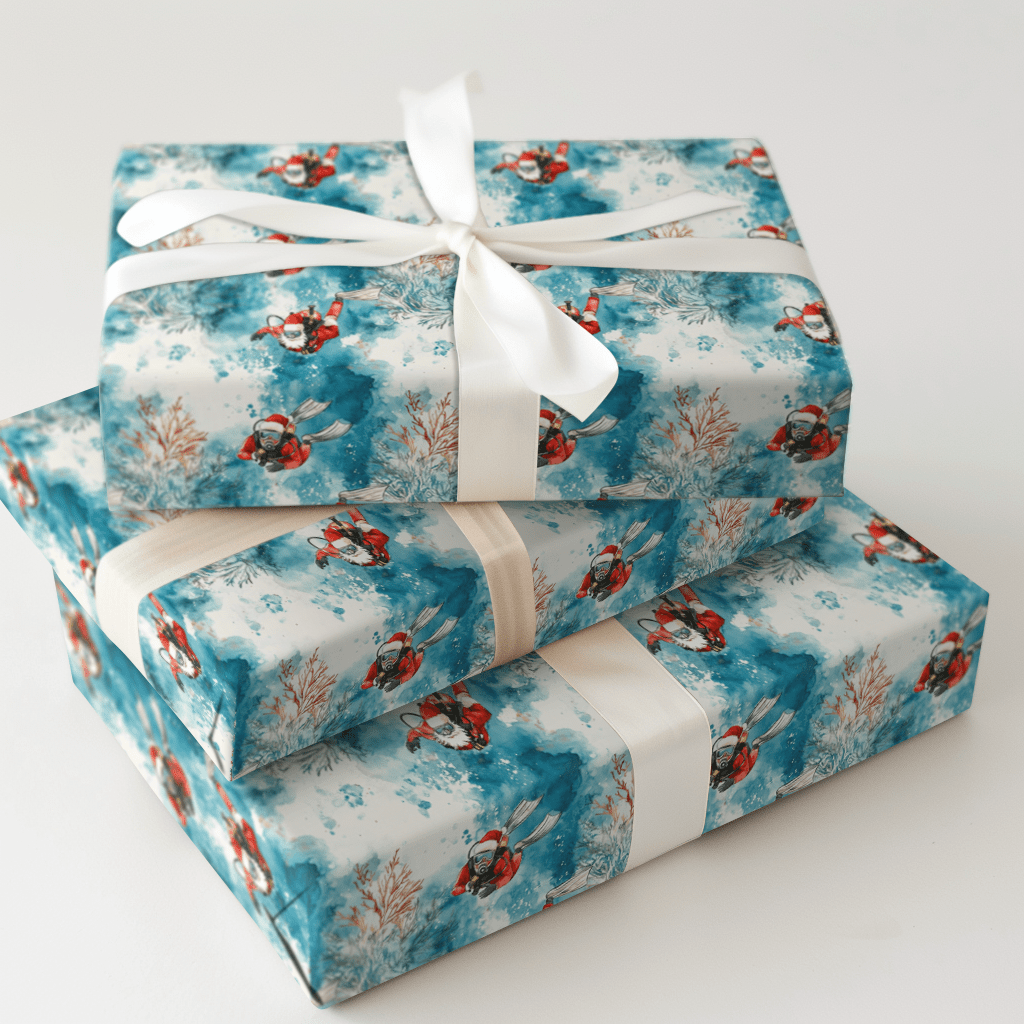 Deep Blue Sea - Wrapping Paper - Aspen & Arlo