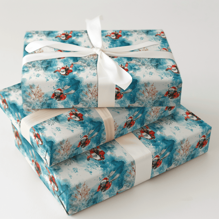 Deep Blue Sea - Wrapping Paper - Aspen & Arlo