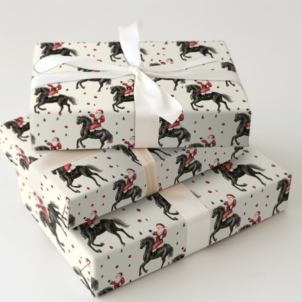 Giddy Up Ho Ho - Wrapping Paper - Aspen & Arlo