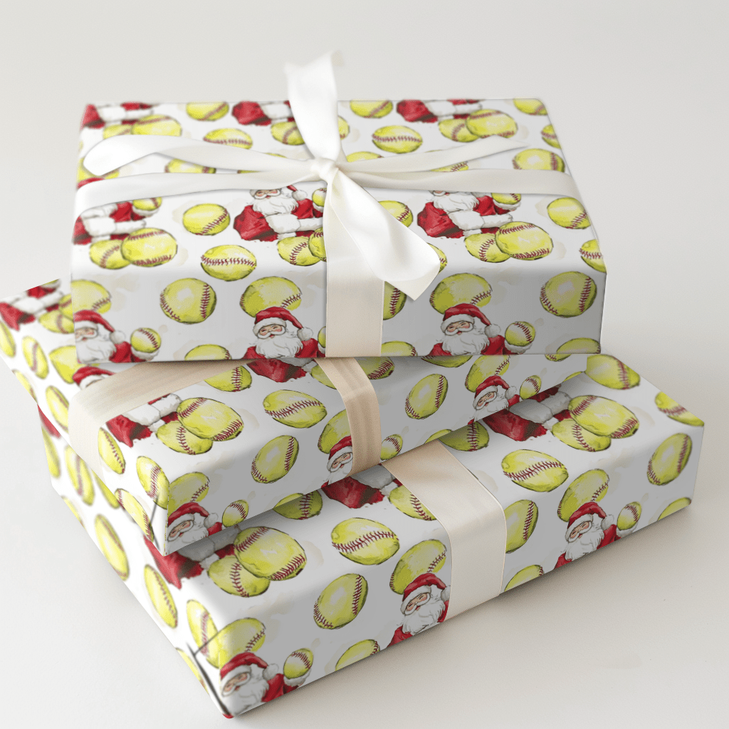 Santa Diamond - Wrapping Paper - Aspen & Arlo