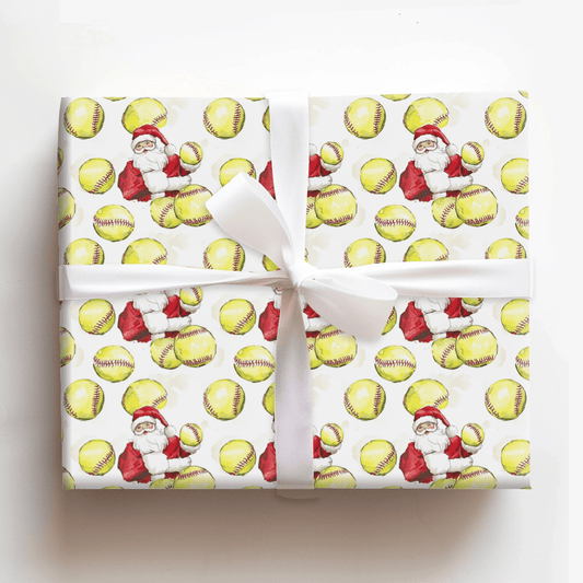 Santa Diamond - Wrapping Paper - Aspen & Arlo