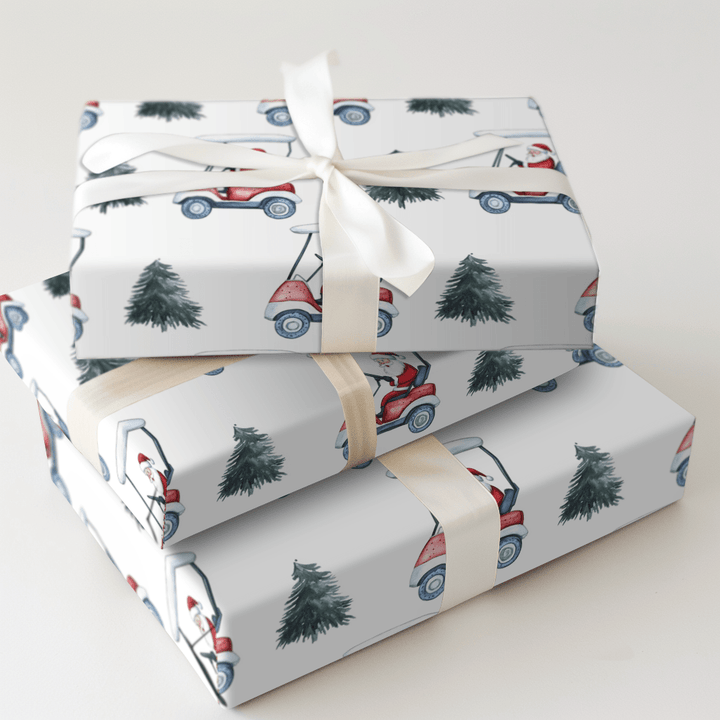 Deck the Fairways - Wrapping Paper - Aspen & Arlo