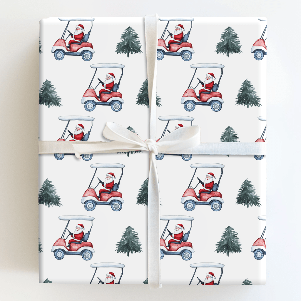 Deck the Fairways - Wrapping Paper - Aspen & Arlo