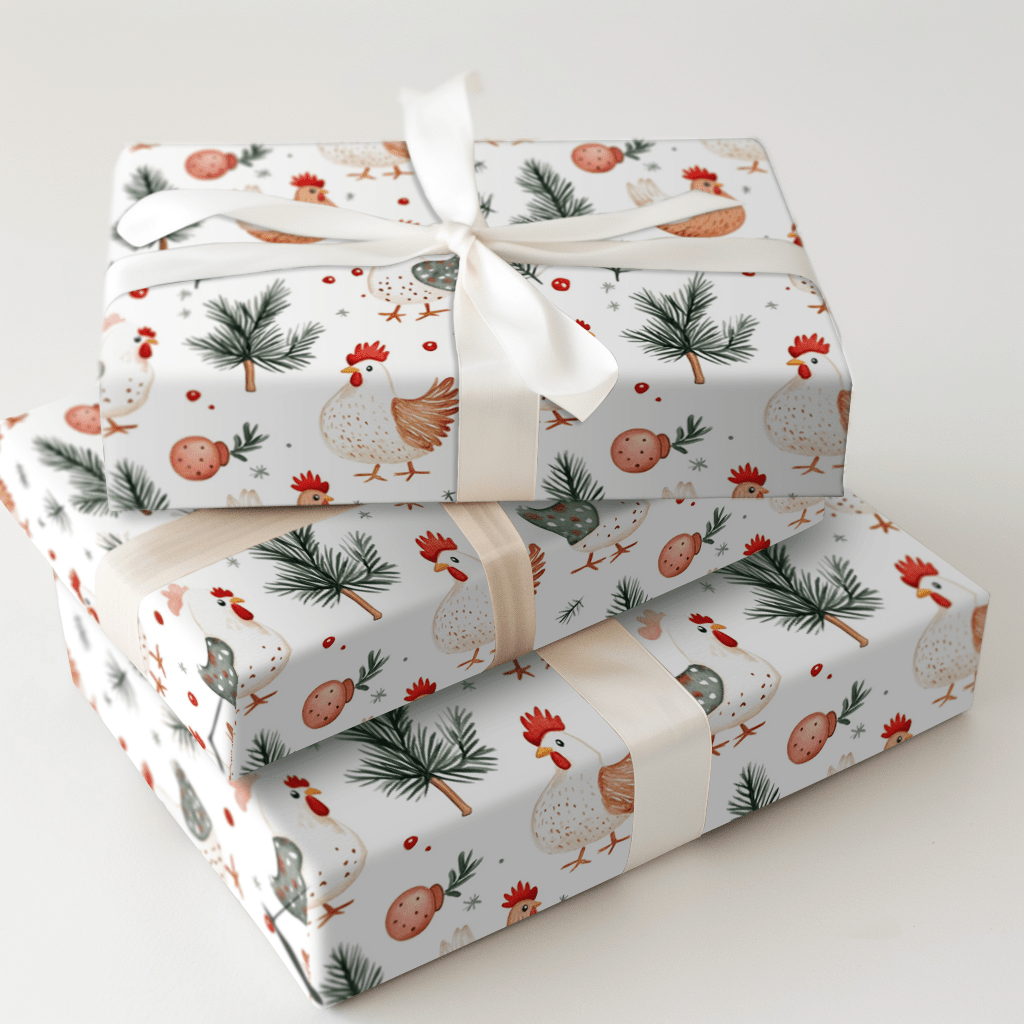 Don't Be a Chicken - Wrapping Paper - Aspen & Arlo