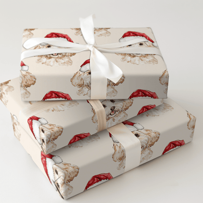 Doodle Santa - Wrapping Paper - Aspen & Arlo