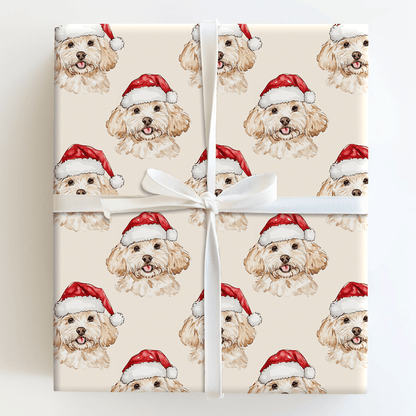 Doodle Santa - Wrapping Paper - Aspen & Arlo